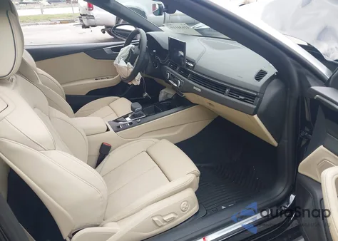 2024 Audi A5 Cabriolet Premium Plus 45 Tfsi S Line Quattro S Tronic z USA, uszkodzony, nr VIN WAU4AGF50RN011023